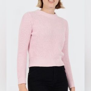 Rolla’s Pale Pink Fitted Sweater